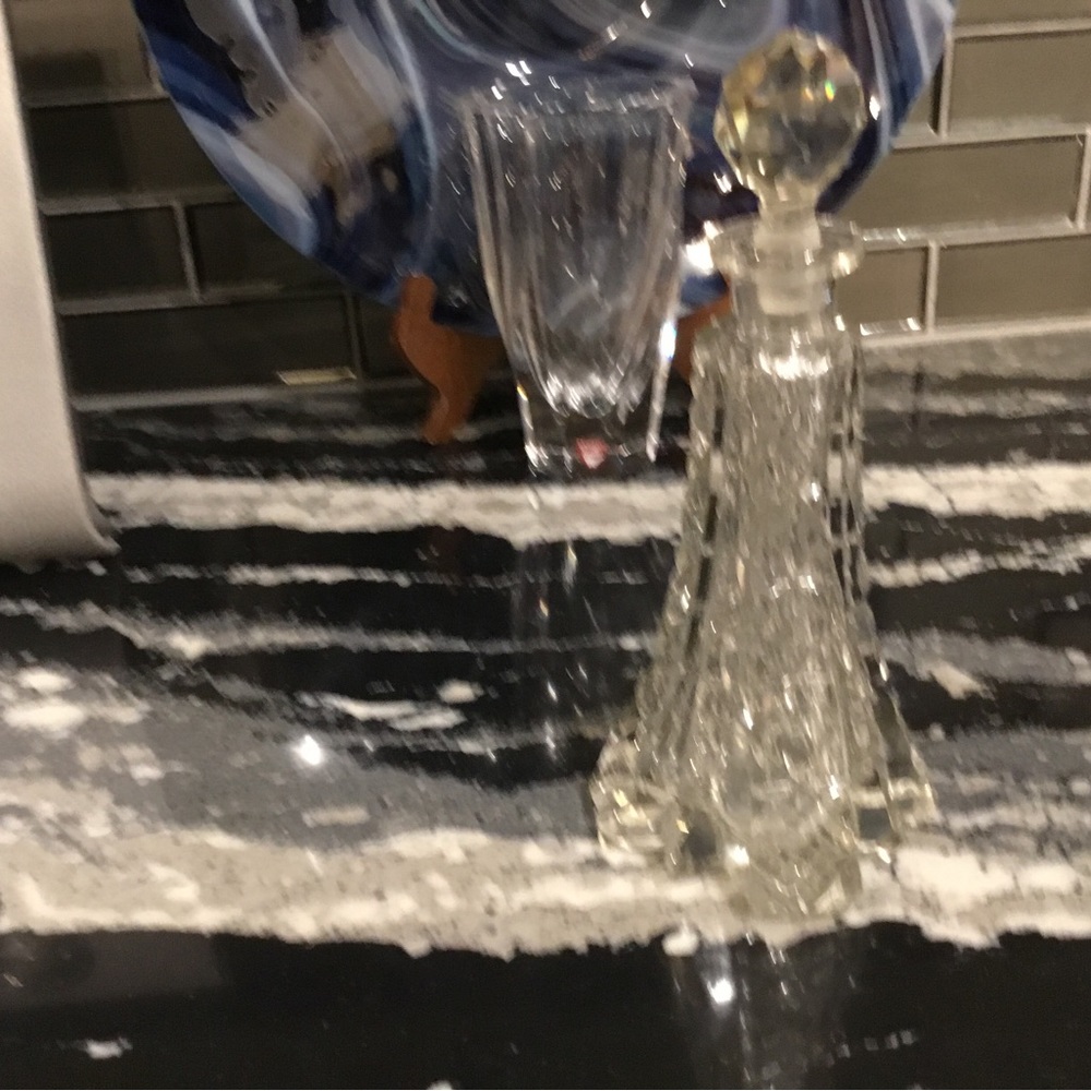 Vintage European Crystals Bottle - Picture 4 of 10